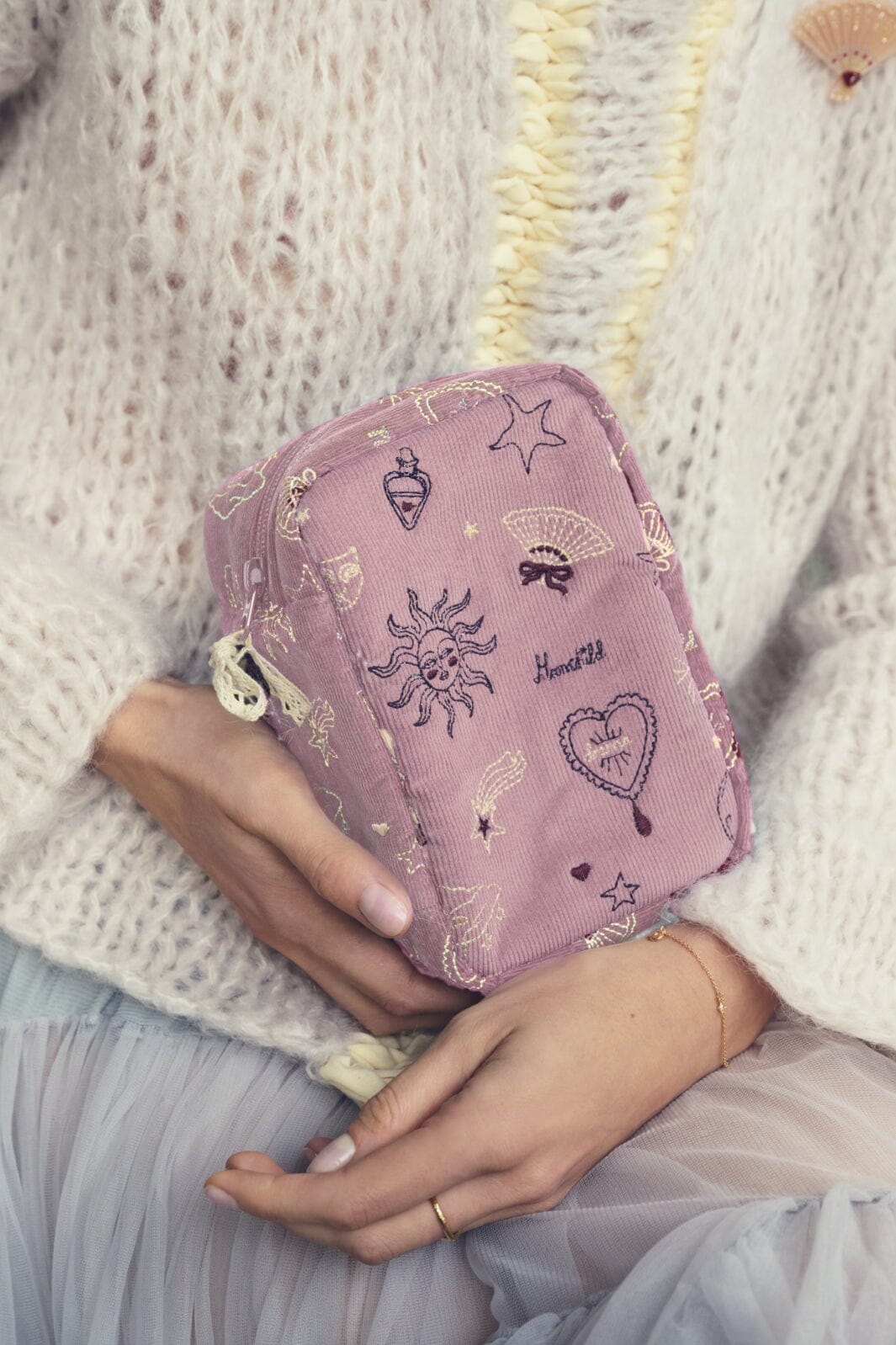 Maanesten - Dreams Makeup Bag Purple Theatre Magic - 4098