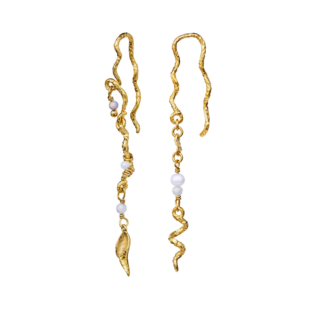 Maanesten - Elisa Earring 9746a - Coated With 18k Gold. Øreringe 