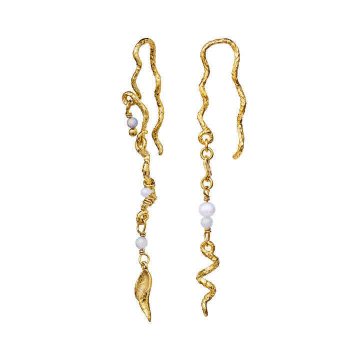 Maanesten - Elisa Earring 9746a - Coated With 18k Gold. Øreringe 