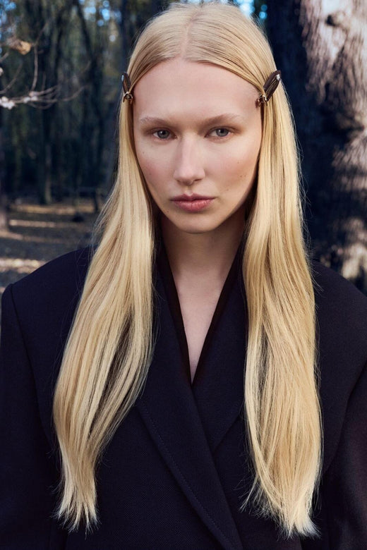 Maanesten - Frea Hair Clip Set Brown - 4268 Hårklemmer 