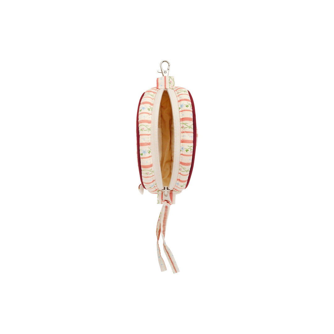 Maanesten - Rui Keychain Bag Summer Stripes Peach - 4116 Tasker 