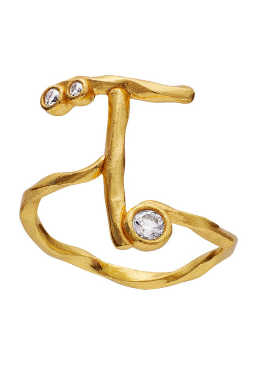 Maanesten - T Alphabet Ring - 4946a Ringe 