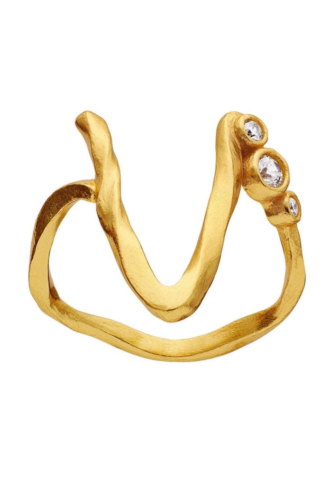 Maanesten - V Alphabet Ring - 4948a Ringe 