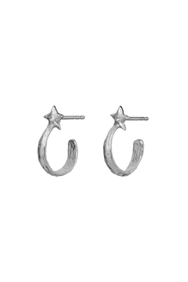 Maanesten - Winona Petite Ørering 10187c - Forsølvet Øreringe 