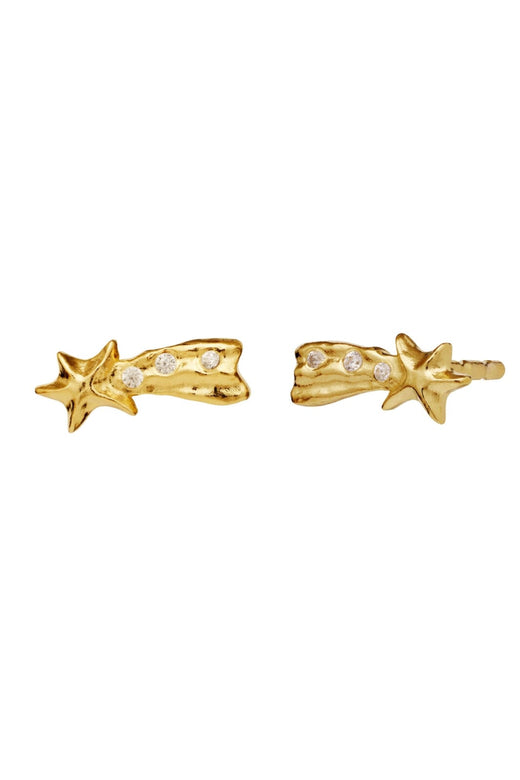 Maanesten - Zeke Earrings - 18 Ct Gold Plated 925 Sterling Silver