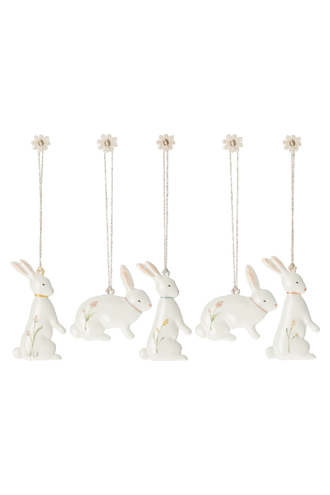 Maileg - Easter Bunny Ornaments, 5 Pcs. Dekoration 