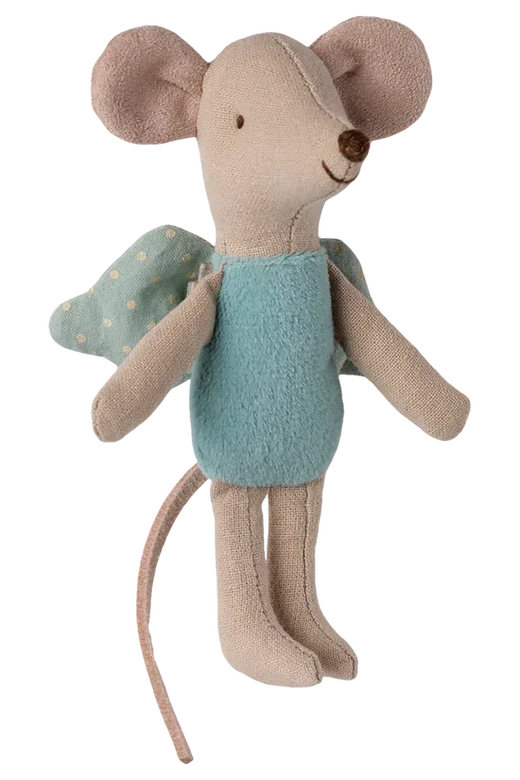 Maileg - Fe Mus, Little - Mint - Littlesister/Brother - 17-5106-01 Legetøj 
