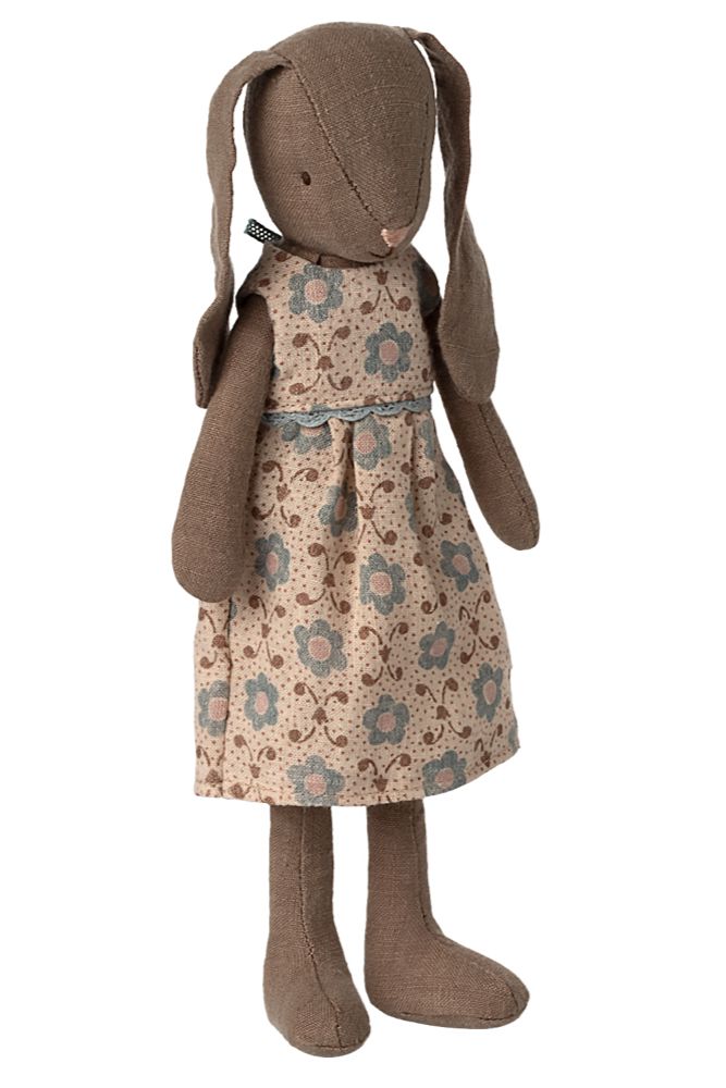 Maileg - Kanin Størrelse 2, Brun - Kjole - Bunny Size 2 Legetøj 