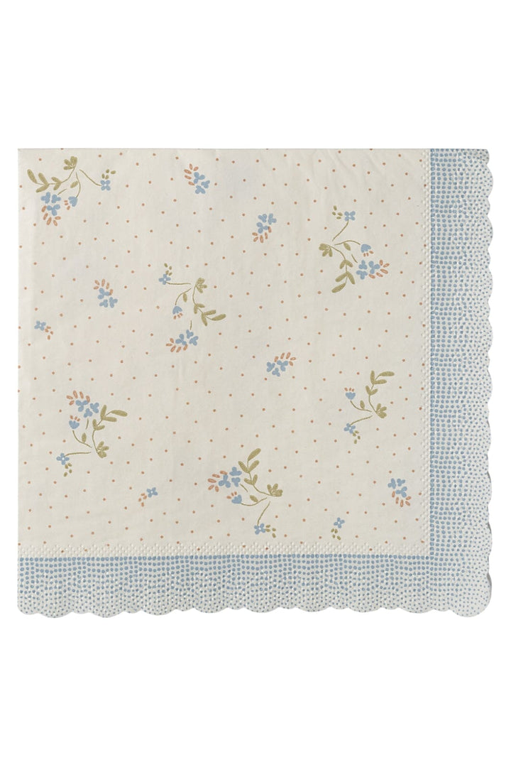 Maileg - Serviet, Bae - Blå - 15 Cm X 15 Cm Legetøj 