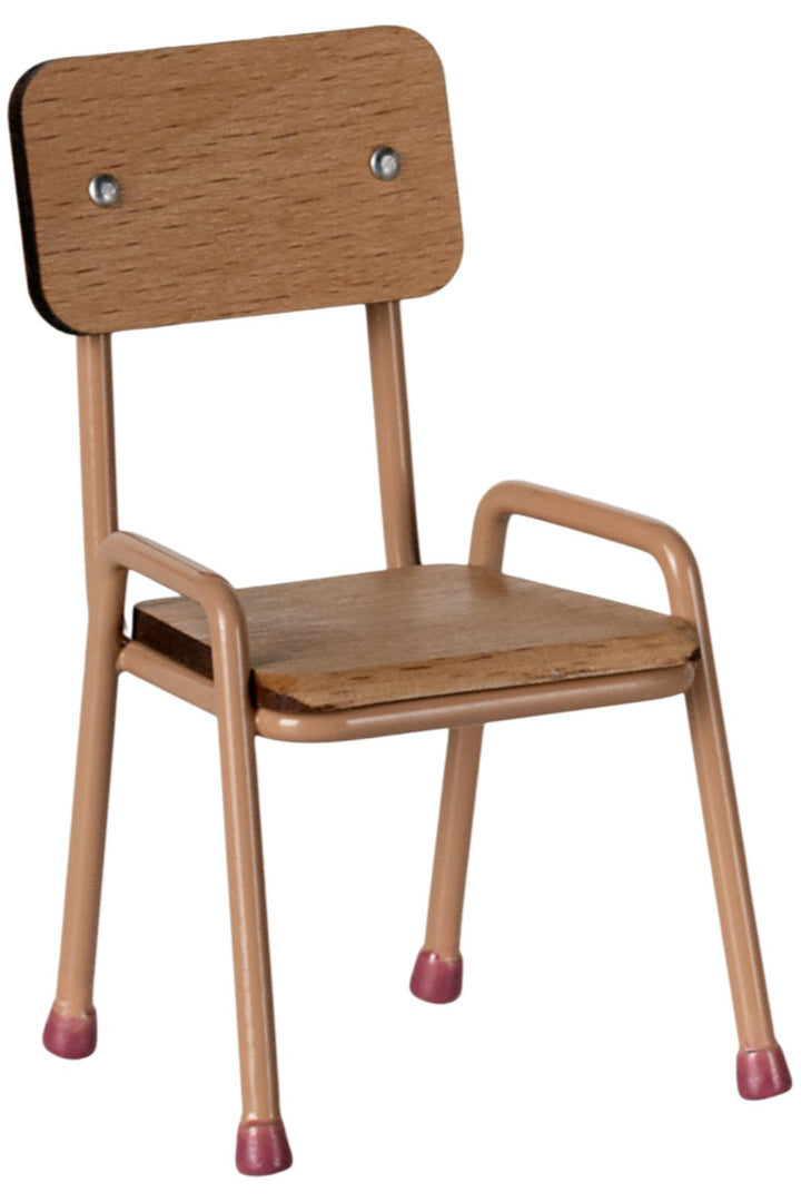 Maileg - Stol, Mus - Mørk Pudder - Mouse Furniture Legetøj 