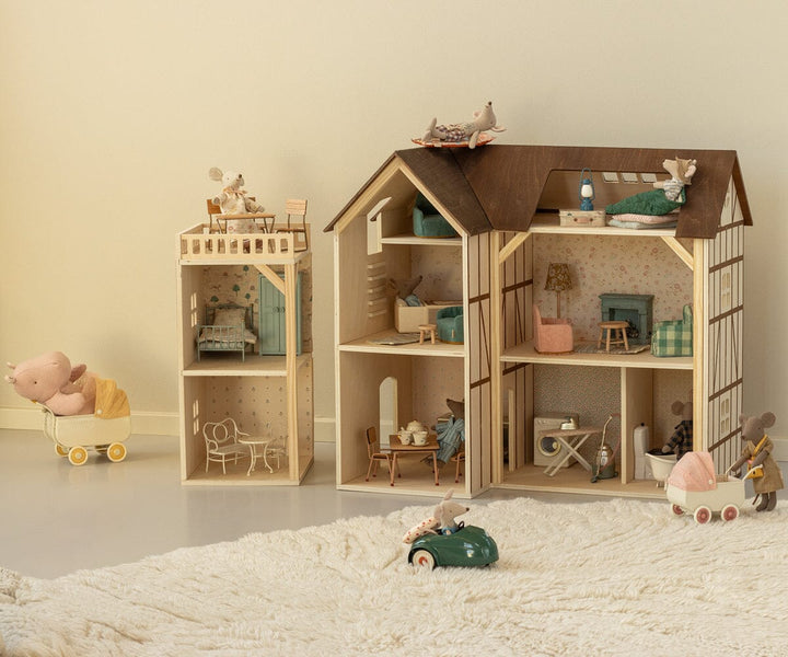 Maileg - Tapet Klistermærker Til Mouse Hole Farmhouse - Anneks, 3 Stk. - Mouse Furniture Legetøj 