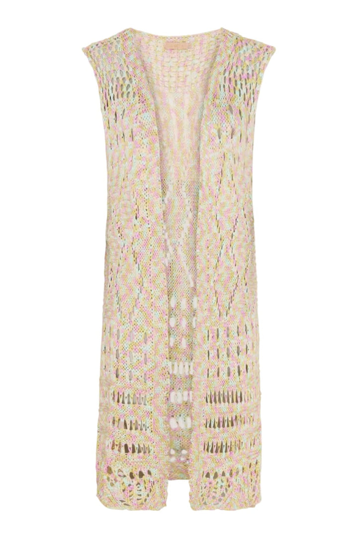 Marta Du Chateau - Knit 477 - Multi Rose Strikbluser 