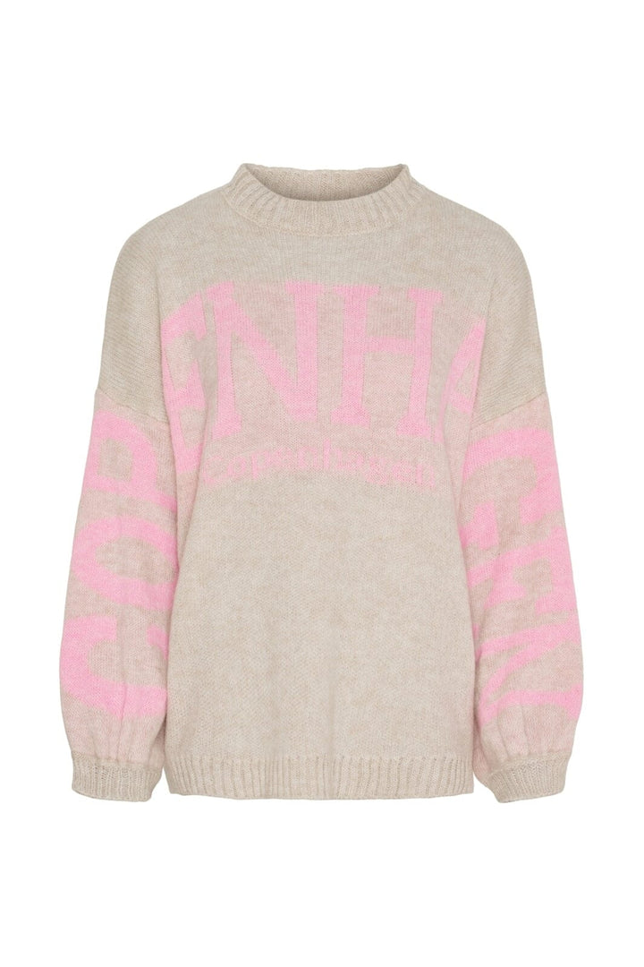Marta Du Chateau - Mdcaria Knit 8111 - Beige/Pink