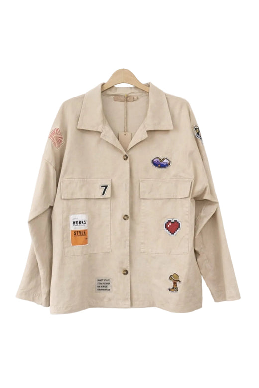 Marta Du Chateau - Mdcastoria Jacket 8122 - Beige