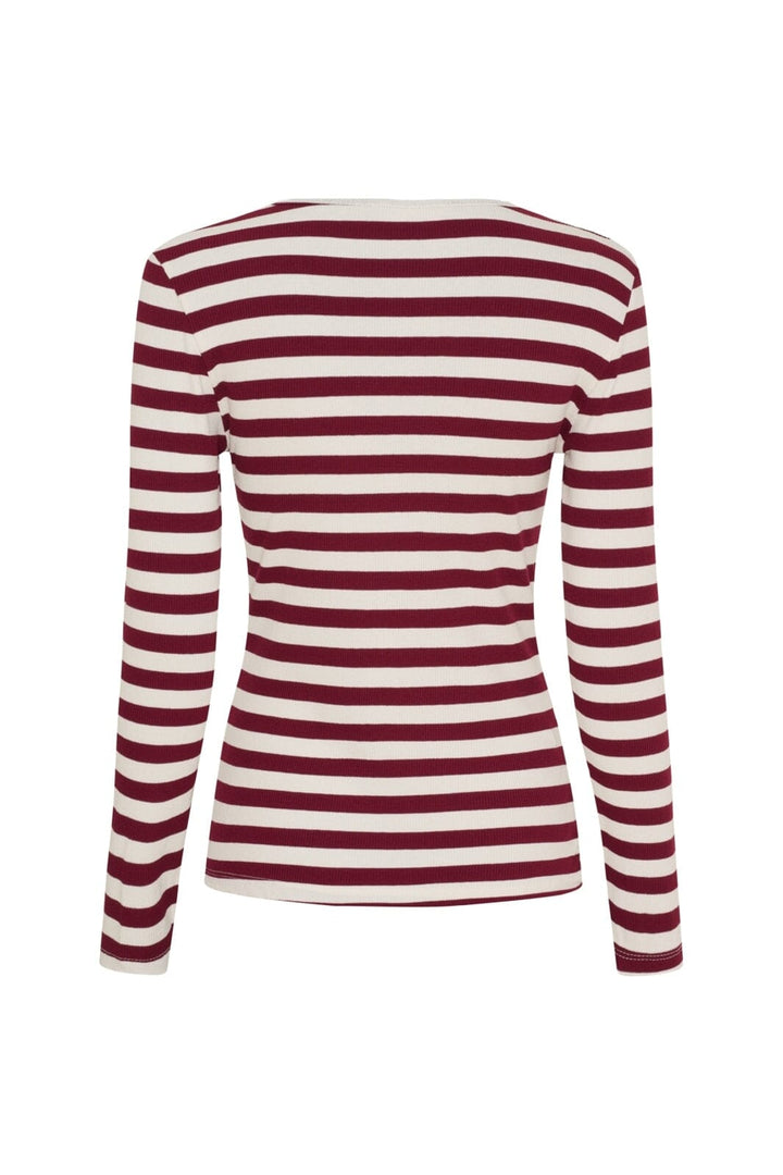 Marta Du Chateau - Mdcbegonia Ls Tee 7702 - Bordeaux
