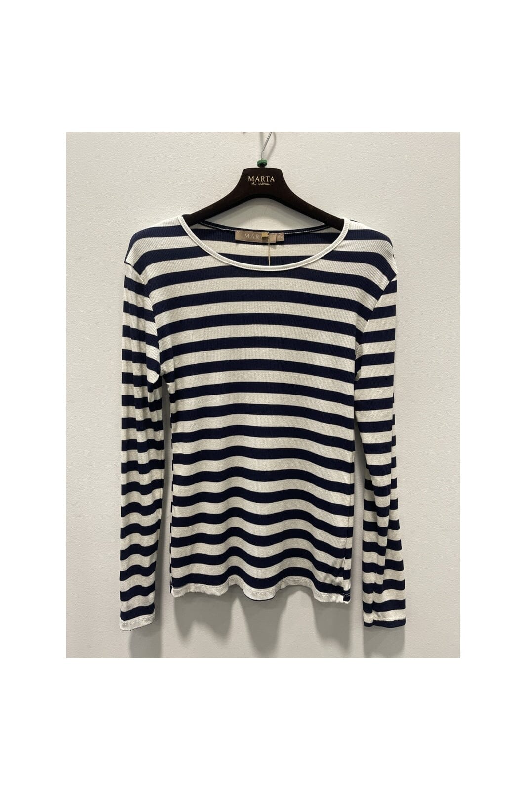 Marta Du Chateau - Mdcbegonia Ls Tee 7702 - Navy