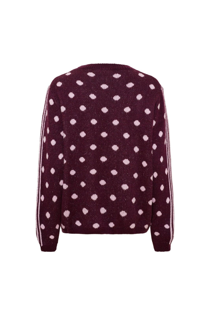 Marta Du Chateau - Mdcbellora Knit 9730 - Bordeaux/Rosa