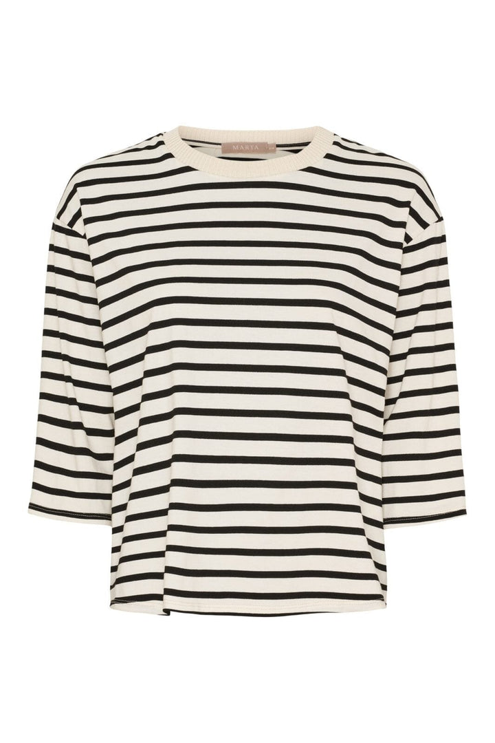 Marta Du Chateau - Mdcbrooklyn Tee 58351 - Beige/Black