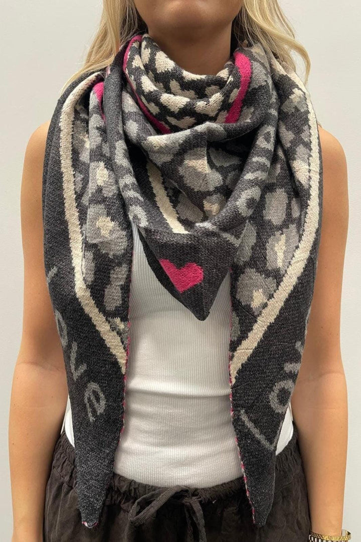 Marta Du Chateau - Mdcclio Scarf BA-0746 - Grey5 Tørklæder 