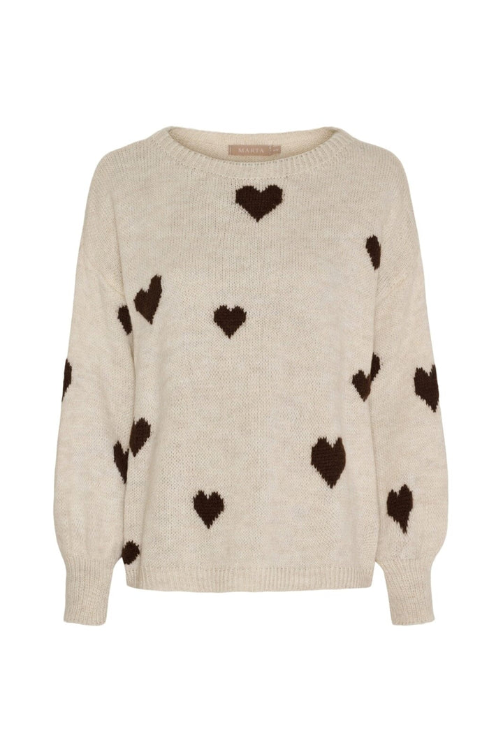 Marta Du Chateau - Mdcclover Knit 9582 - Beige