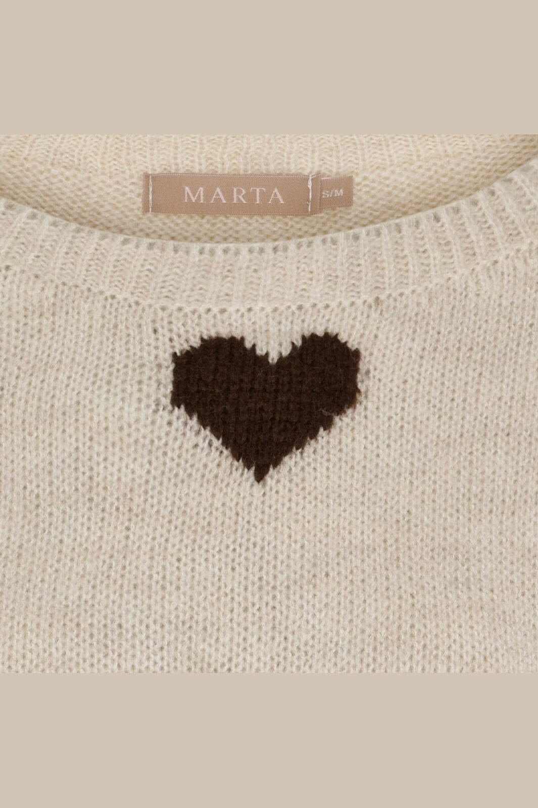 Marta Du Chateau - Mdcclover Knit 9582 - Beige