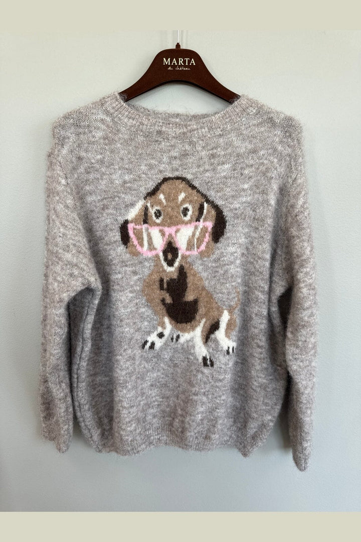 Marta Du Chateau - Mdccoraline Knit 9852 - Fango Melange