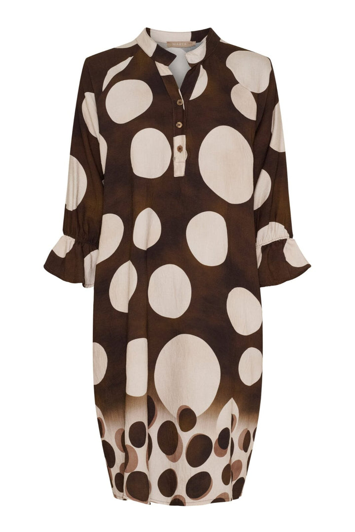 Marta Du Chateau - Mdccypress Dress 7636 - Marroneez552Db Kjoler 