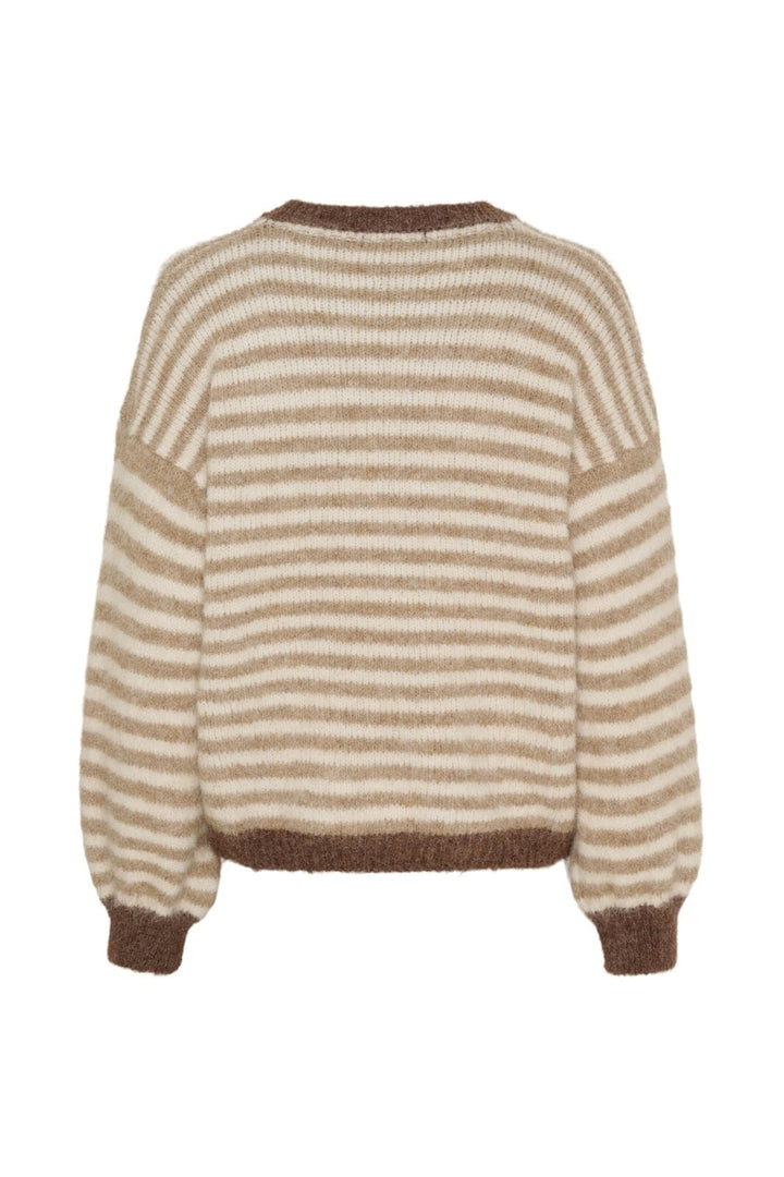 Marta Du Chateau - Mdcdanielle Knit 8080 - Beige/Fango/Moro