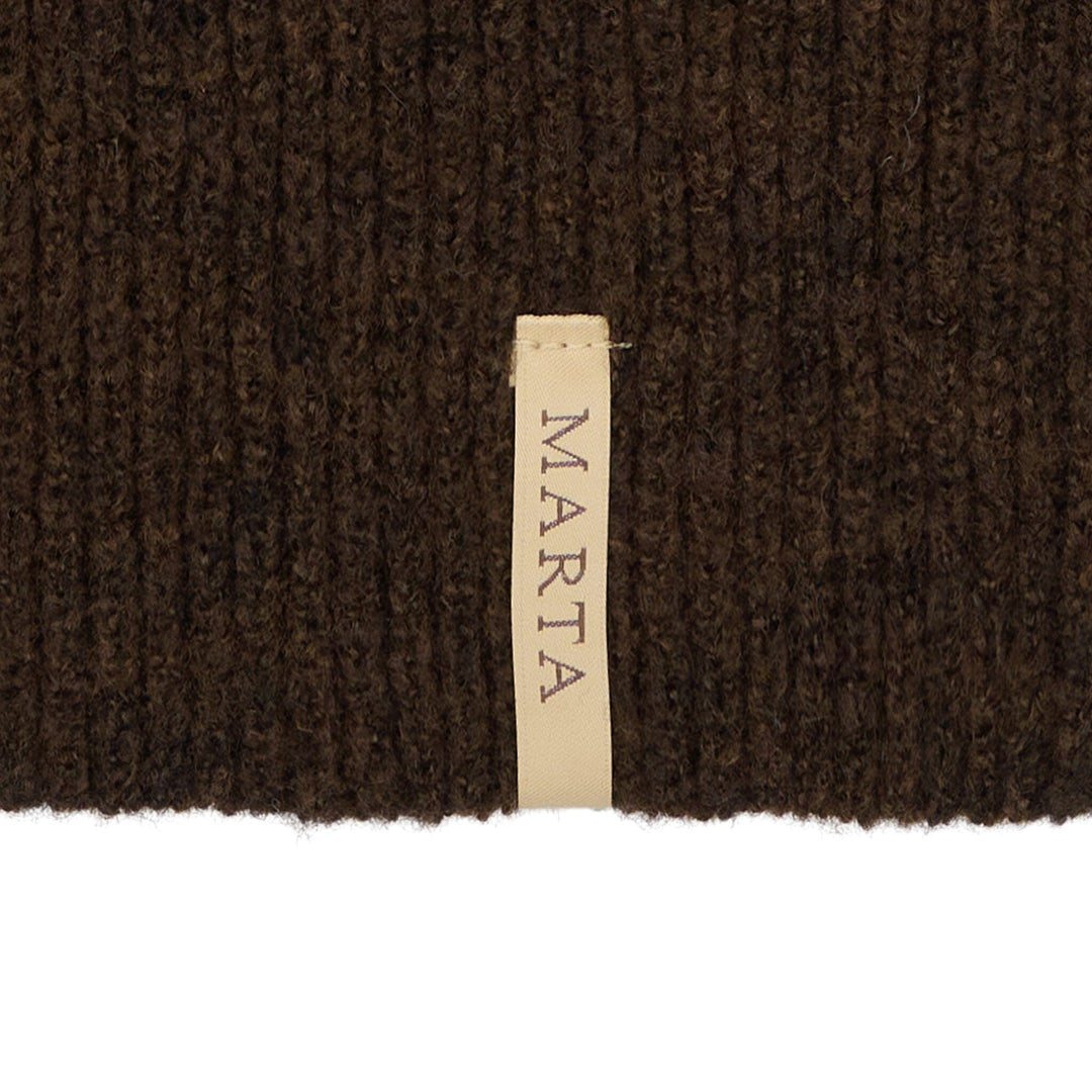 Marta Du Chateau - Mdcfiluca FMHK6480 - Dark Brown Tørklæder 