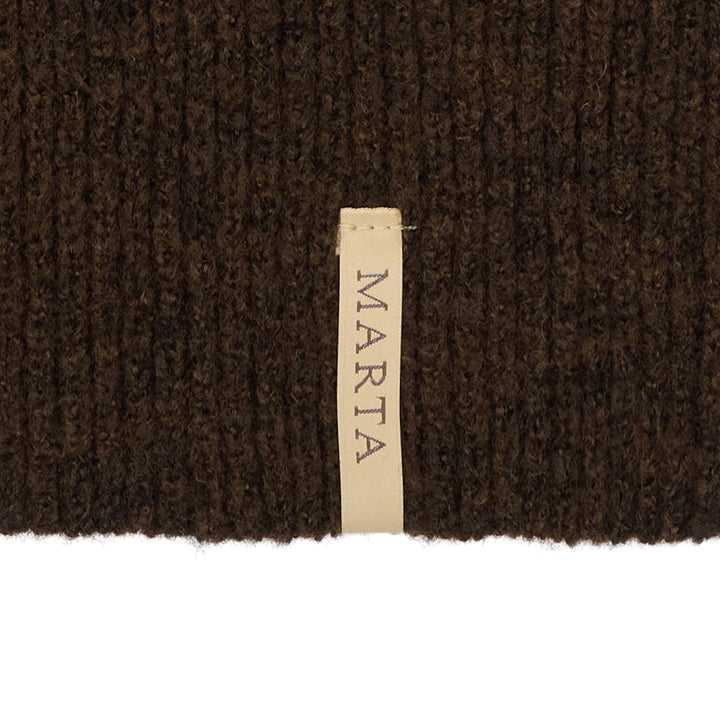 Marta Du Chateau - Mdcfiluca FMHK6480 - Dark Brown Tørklæder 