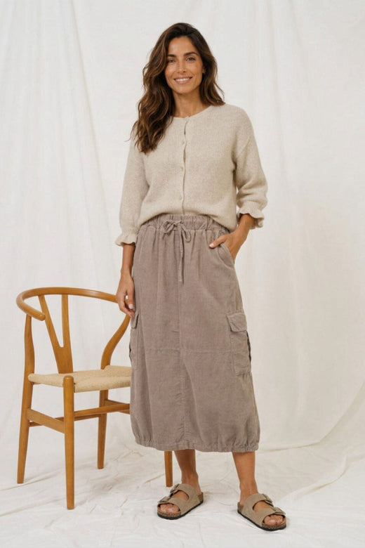 Marta Du Chateau - Mdcgarda Skirt 8758 - Fango60