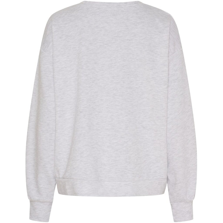 Marta Du Chateau - Mdcjessa Sweatshirt 7976 - Light Grey Melange Sweatshirts 