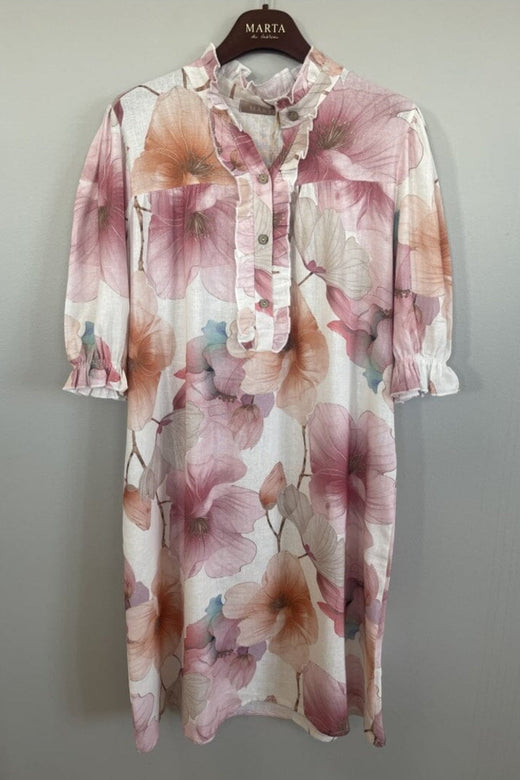 Marta Du Chateau - Mdcjoella Dress 269112 - Pink Flower