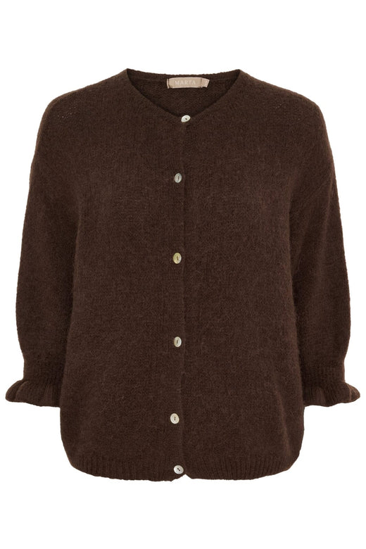 Marta Du Chateau - Mdcjuliana Knit 2413 - Brown2984 Strikbluser 