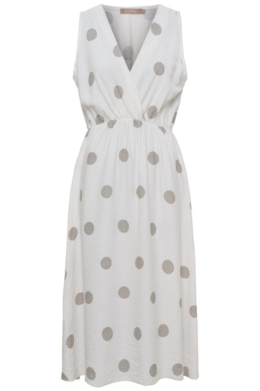 Marta Du Chateau - Mdclinetta Dress 23126 - Beige Kjoler 