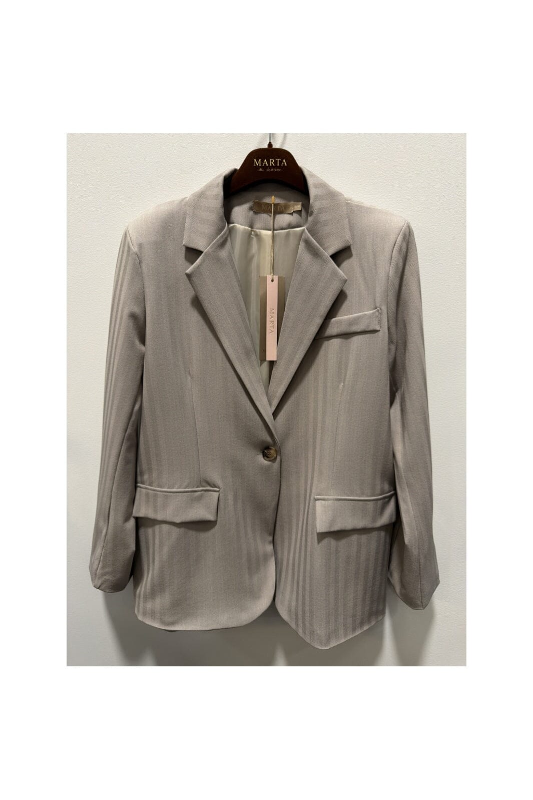 Marta Du Chateau - Mdcmajken Blazer 15502RC - Dark Beige