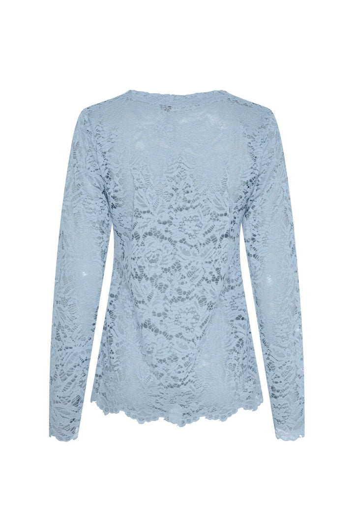 Marta Du Chateau - Mdcmilley Ls Tee 7707 - Light Blue