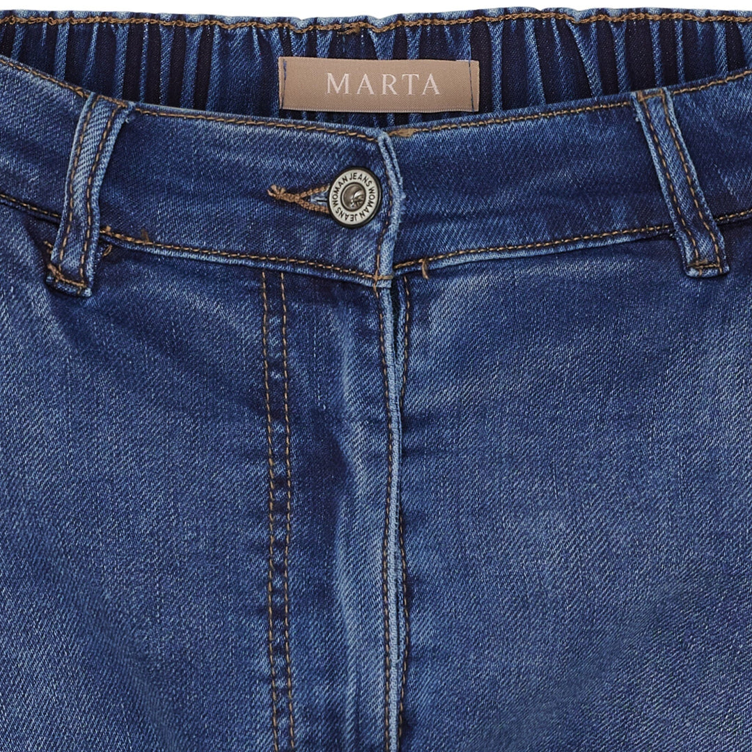 Marta Du Chateau - Mdcottavia Jeans MDC223-1784 - Blue Denim Jeans 