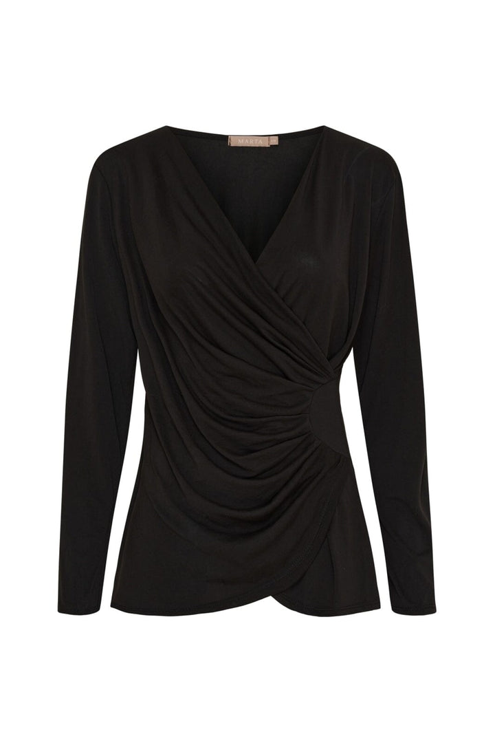 Marta Du Chateau - Mdcprimrose Blouse 6075 - Black