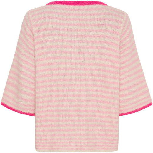 Marta Du Chateau - Mdcsusanne Knit 8262 - Pink Strikbluser 