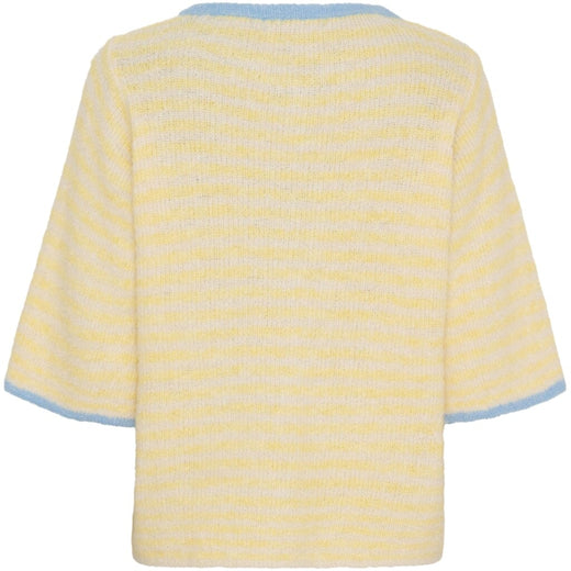 Marta Du Chateau - Mdcsusanne Knit 8262 - Yellow Strikbluser 
