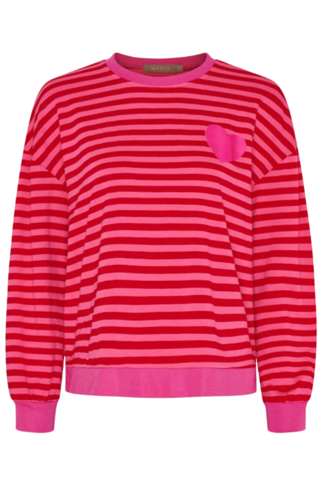 Marta Du Chateau - Mdcvilda Ls Tee 58903 - Fuxia/Pink Sweatshirts 