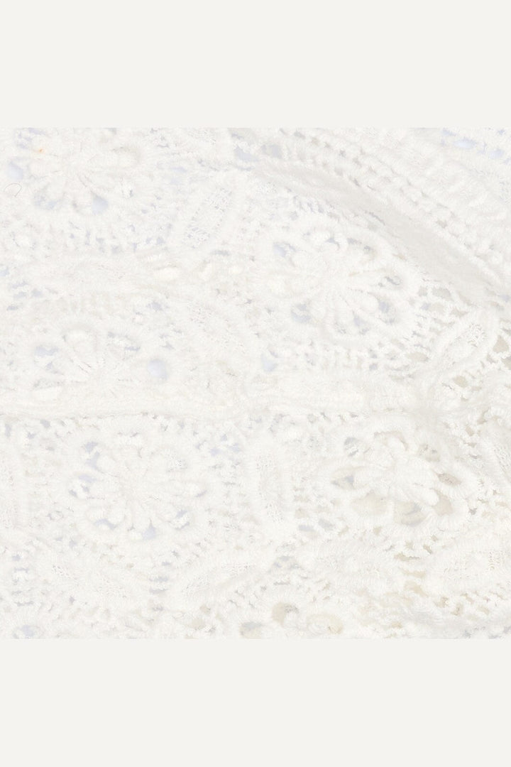 Marta Du Chateau - Mdczinnia Lace Hip Scarf BA-3510 - White