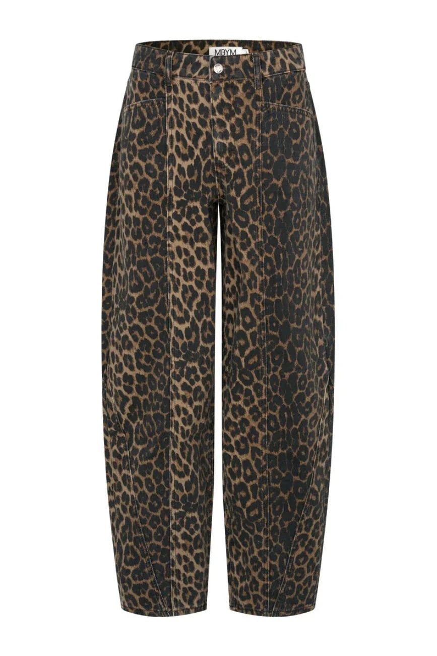 Mbym - Almira-M 64330794 - V56 - Leopard Mist Jeans 