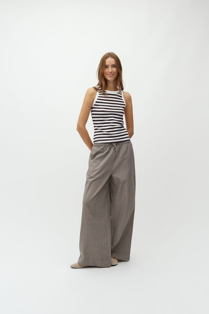 MbyM - Clari-M 59319626 - V28 - Java White Stripe Bukser 