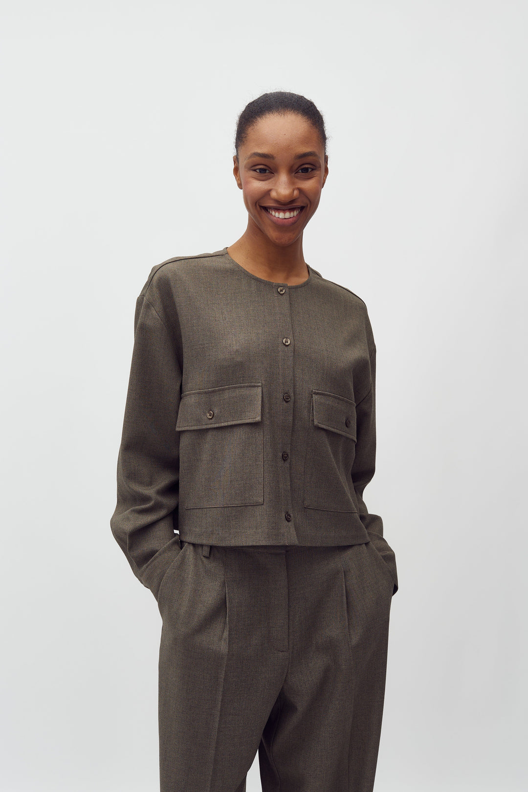 MbyM - Lican-M 63220742 - F84 - Deep Green Melange Skjorter 