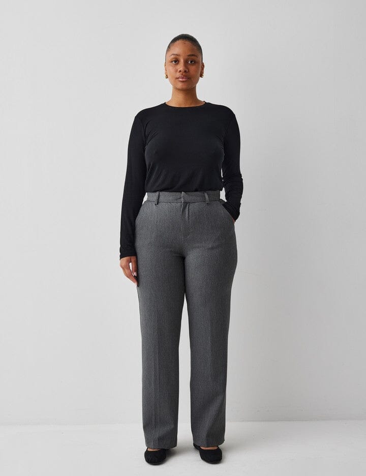 MbyM - Lucy-M - 605 Medium Melange Bukser 