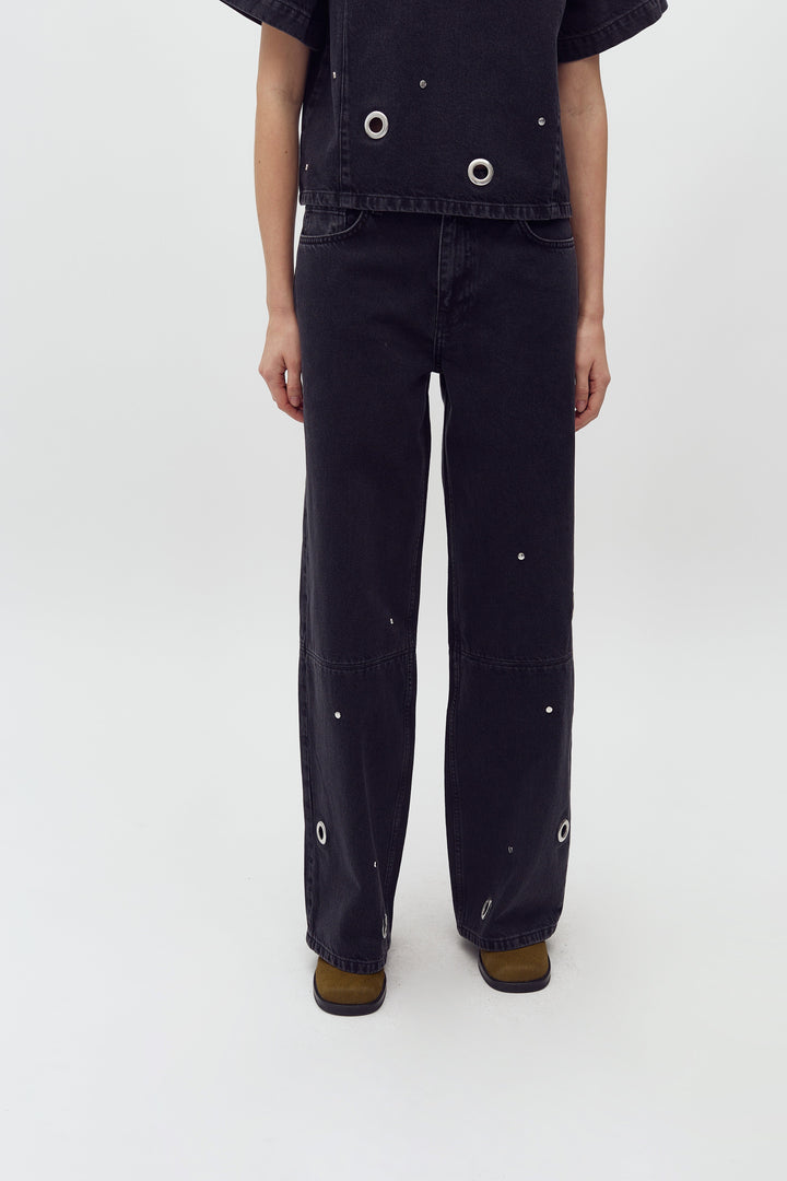 MbyM - Luxia-M 62820622 - T56 - Black Midnight Wash Jeans 