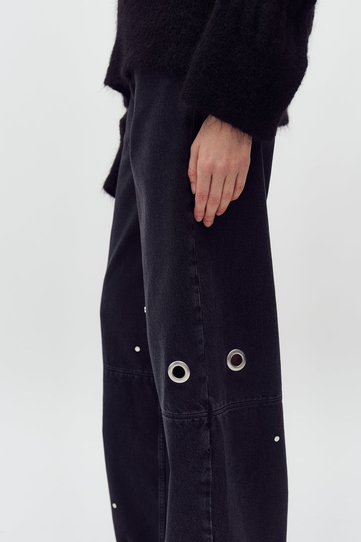 MbyM - Luxia-M 62820622 - T56 - Black Midnight Wash Jeans 