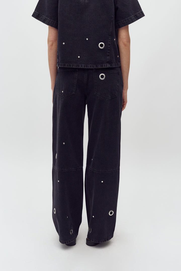 MbyM - Luxia-M 62820622 - T56 - Black Midnight Wash Jeans 